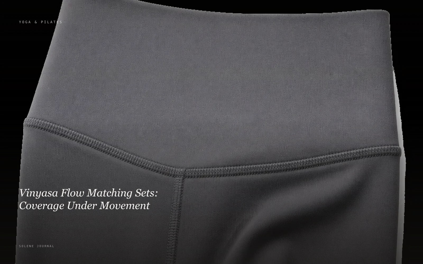 Vinyasa Flow Matching Sets: Coverage Under Movement · SOLENE Journal