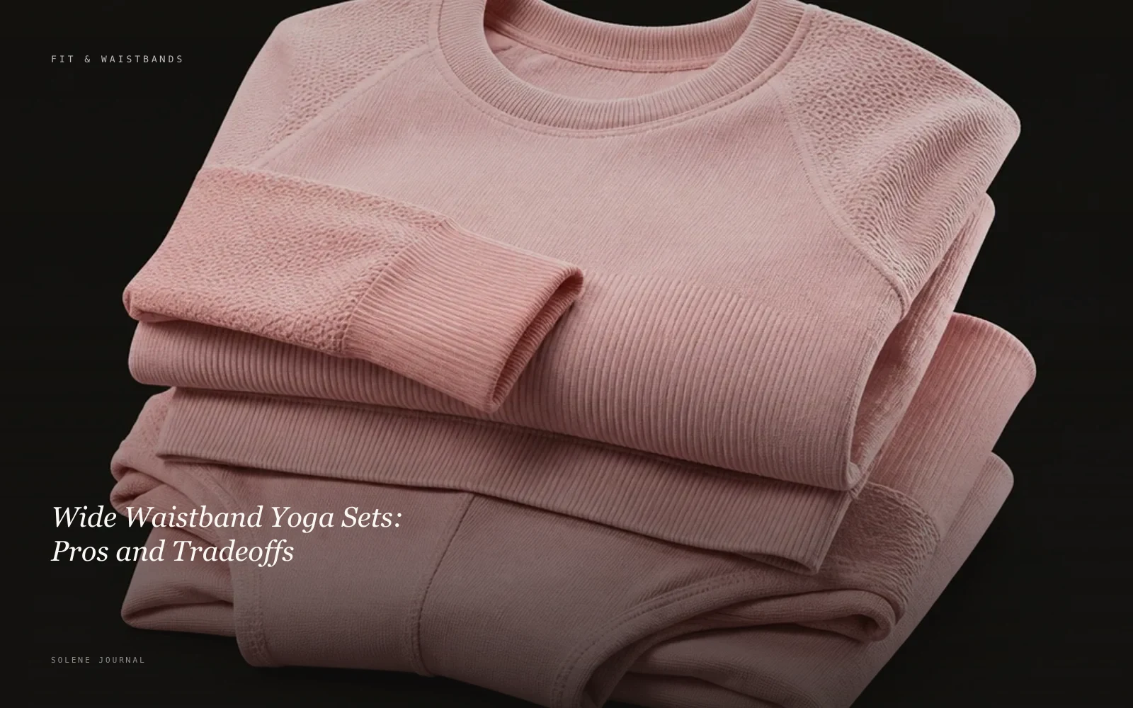 Wide Waistband Yoga Sets: Pros and Tradeoffs · SOLENE Journal